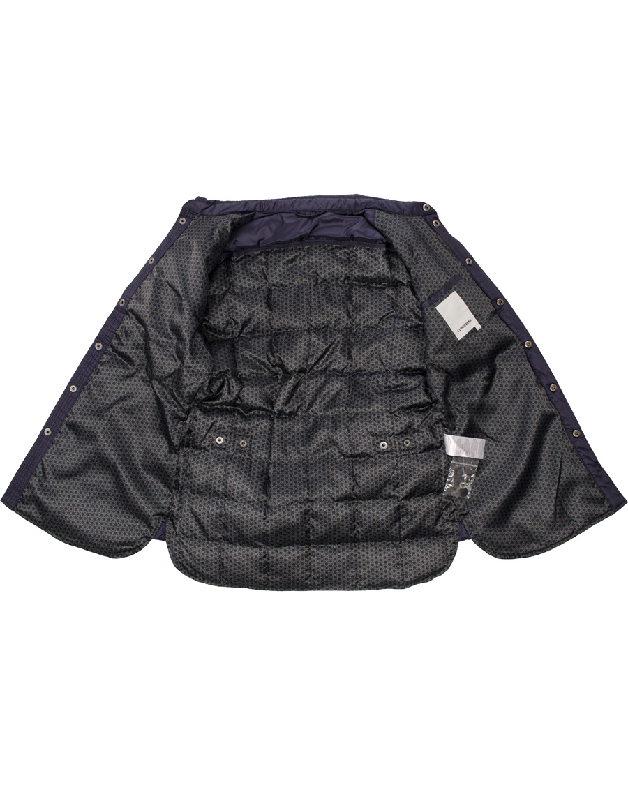 Men | Coats & Jackets | J.Lindeberg | Lawler 46 Feather Nylon Quilted Jacket Dark Navy