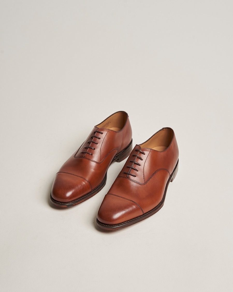 Men | Handmade Shoes | Loake 1880 | Aldwych Oxford Mahogany Burnished Calf