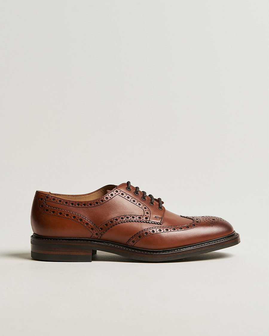 Men | Brogues | Loake 1880 | Chester Brogue Mahogany Burnished Calf