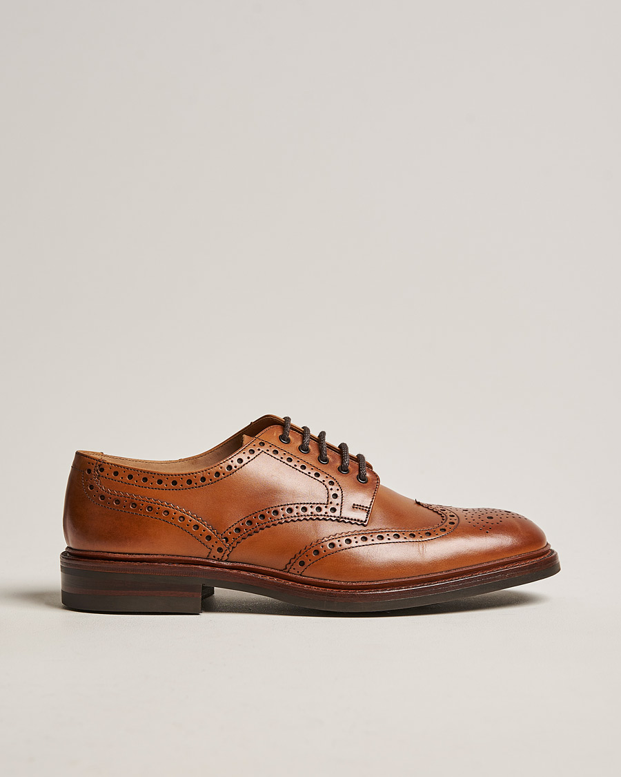 Men | Brogues | Loake 1880 | Chester Brogue Tan Burnished Calf