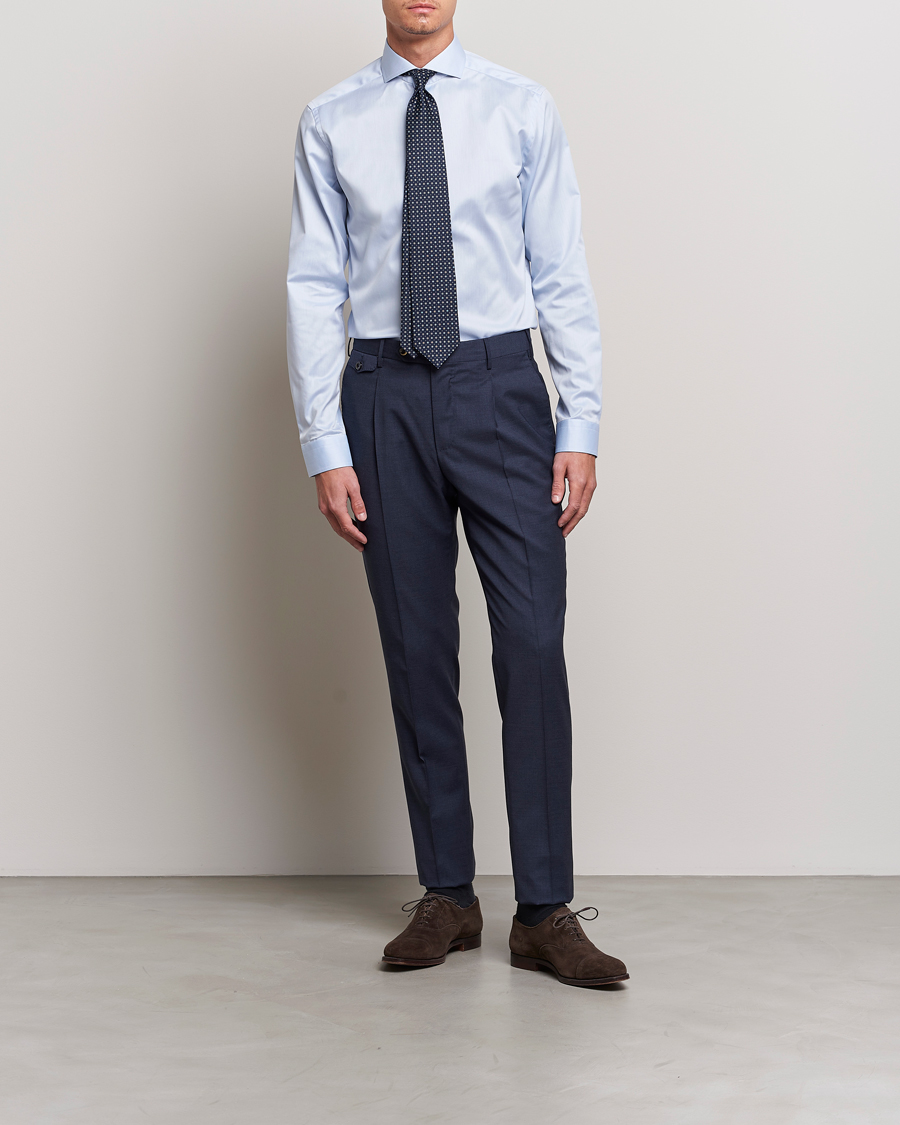Men | Clothing | Eton | Super Slim Fit Shirt Blue