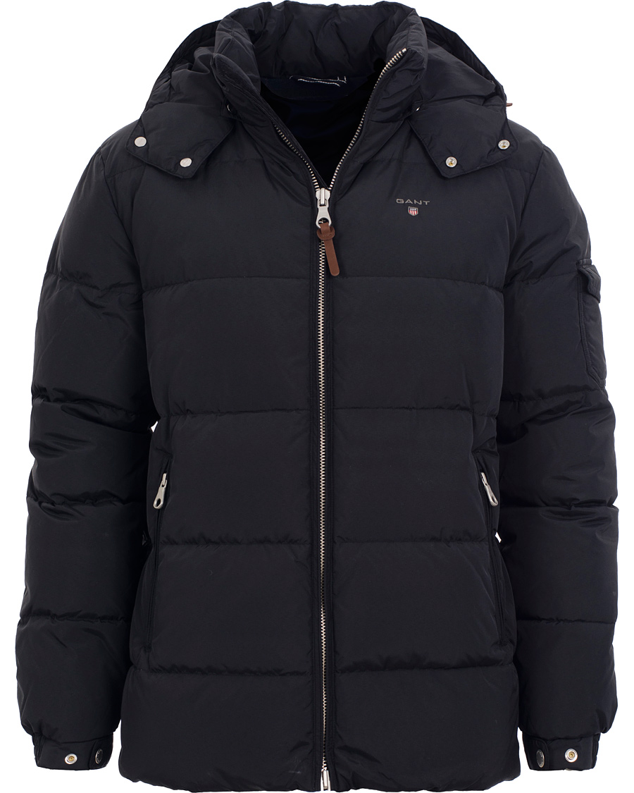 Men | Coats & Jackets | GANT | The Preppy Down Jacket Black