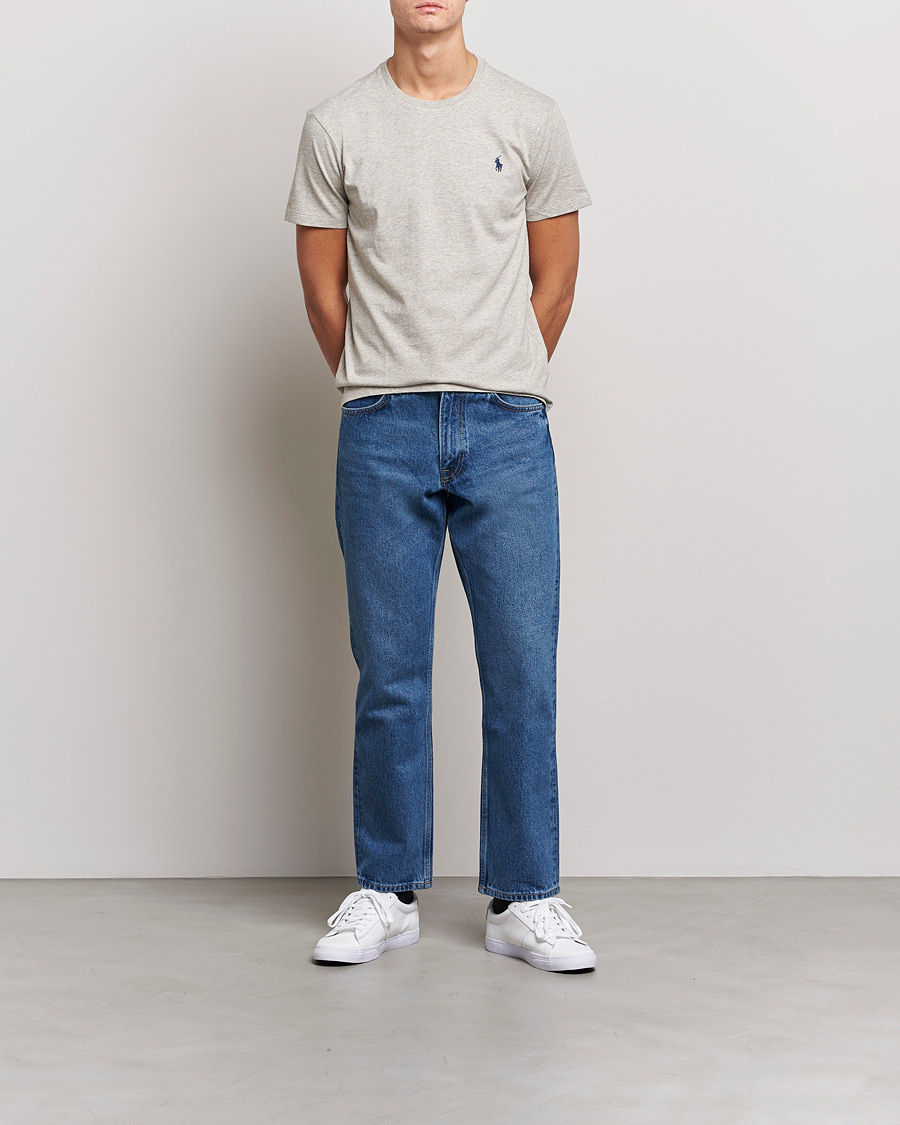 Men | T-Shirts | Polo Ralph Lauren | Custom Slim Fit Tee New Grey Heather