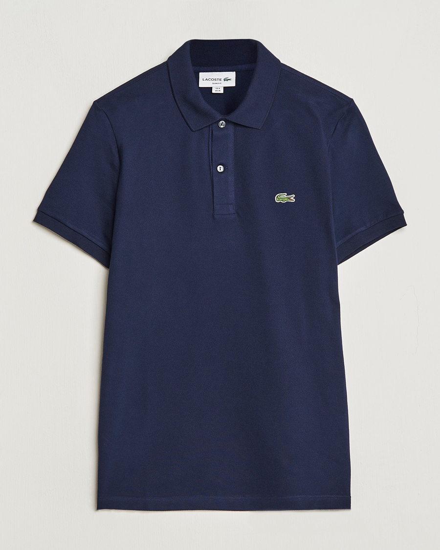 Men | Polo Shirts | Lacoste | Slim Fit Polo Piké Navy Blue