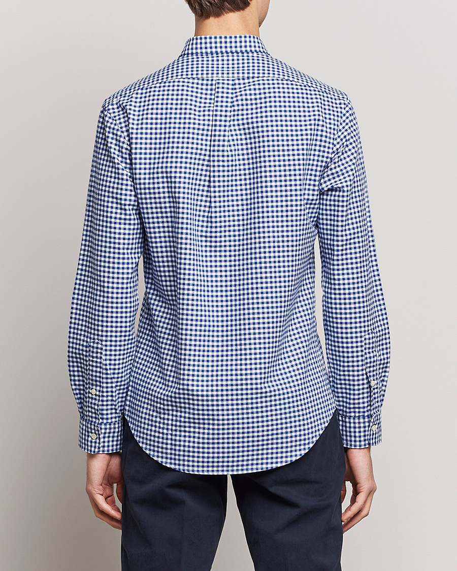 Men | Shirts | Polo Ralph Lauren | Slim Fit Shirt Oxford Blue/White Gingham
