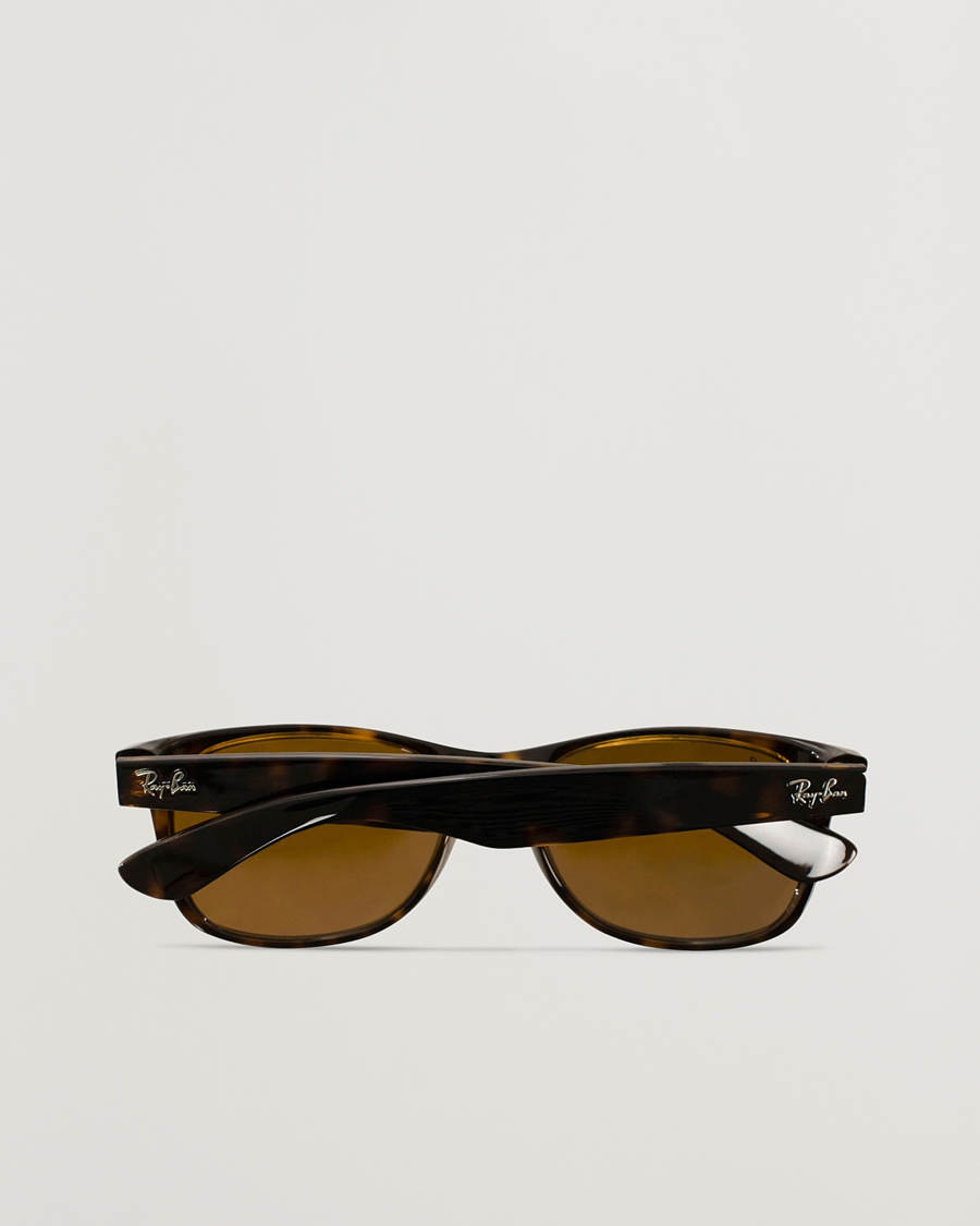 Men | Sunglasses | Ray-Ban | New Wayfarer Sunglasses Light Havana/Crystal Brown
