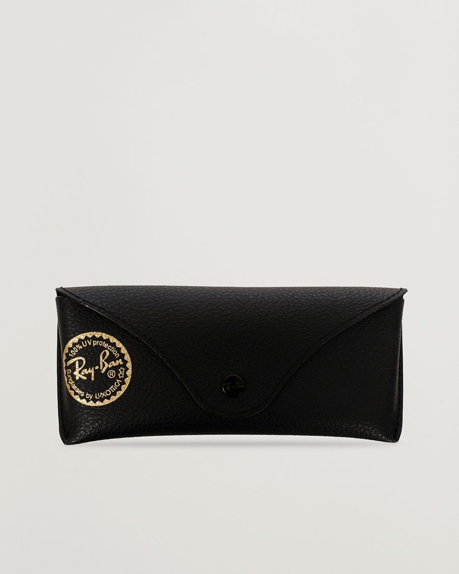 Men | Sunglasses | Ray-Ban | New Wayfarer Sunglasses Black/Crystal Green