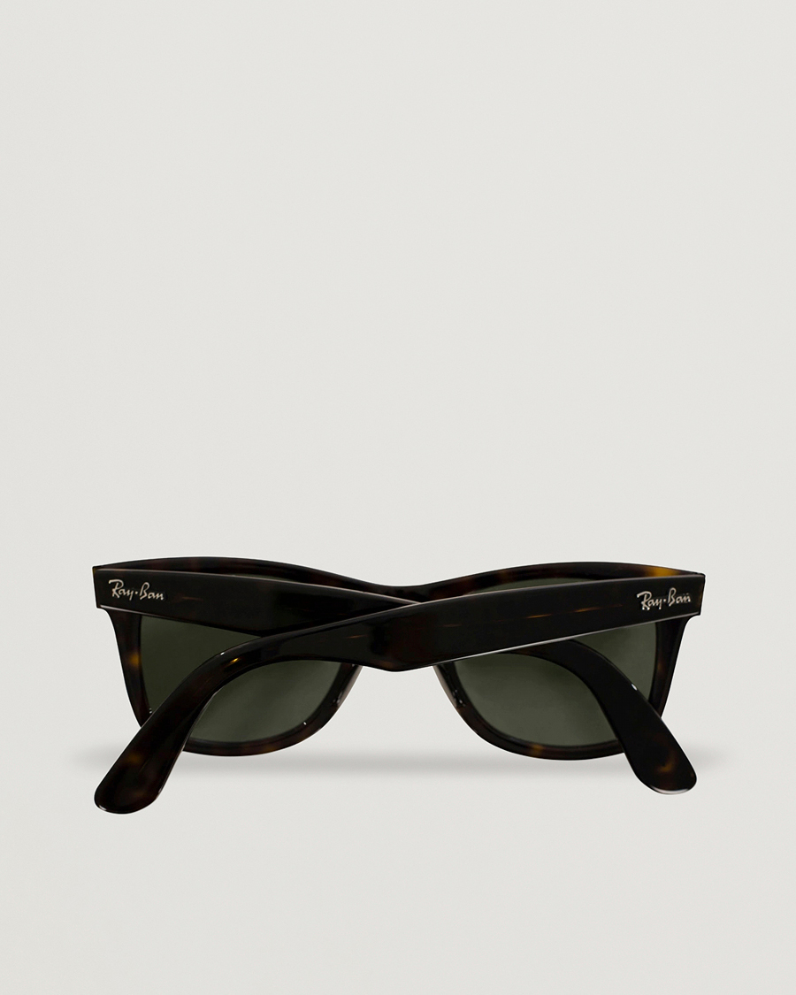 Men | Sunglasses | Ray-Ban | Original Wayfarer Sunglasses Tortoise/Crystal Green