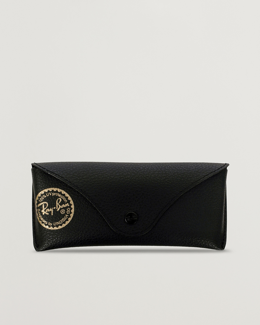 Men | Sunglasses | Ray-Ban | Clubmaster Sunglasses Ebony/Crystal Green