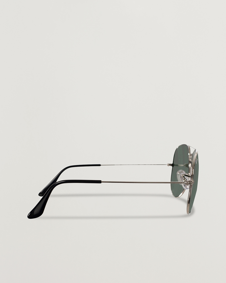 Men | Sunglasses | Ray-Ban | 0RB3025 Aviator Large Metal Sunglasses Silver/Grey Mirror