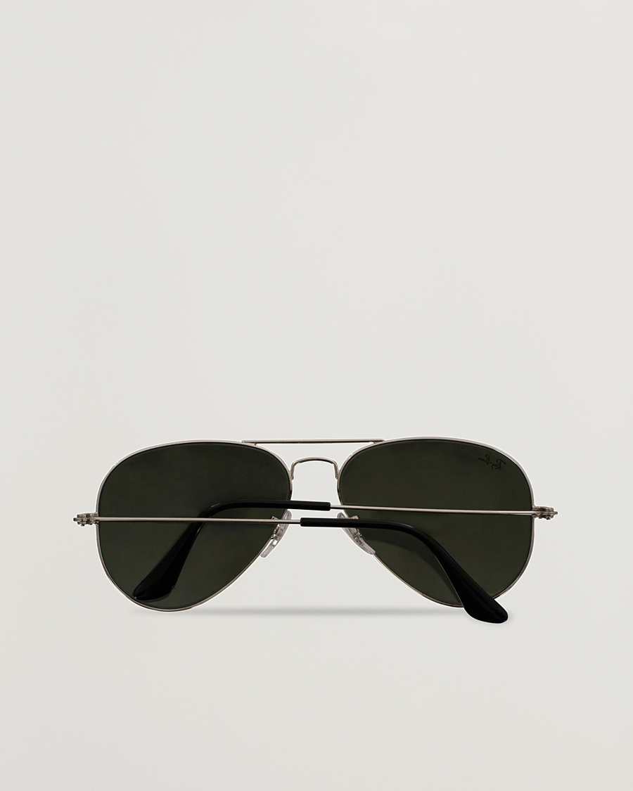 Men | Sunglasses | Ray-Ban | 0RB3025 Aviator Large Metal Sunglasses Silver/Grey Mirror