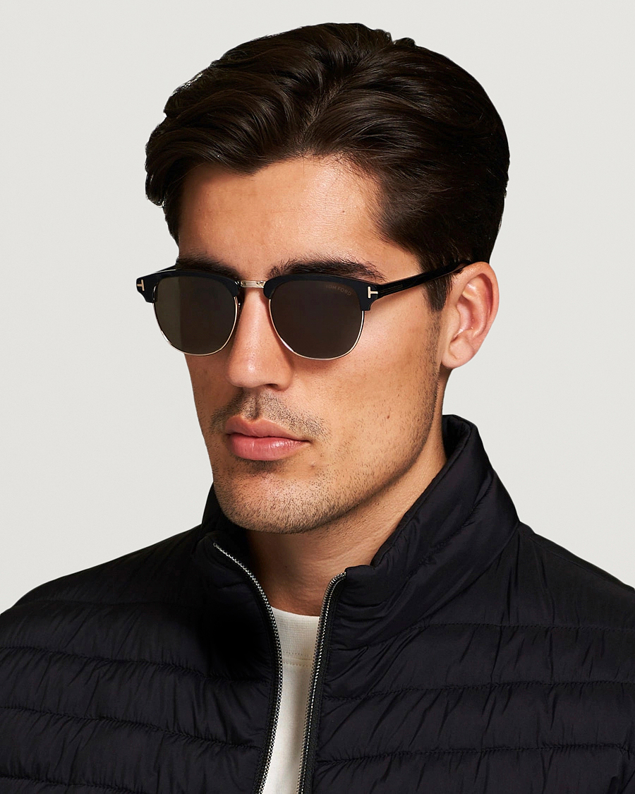Men | Sunglasses | Tom Ford | Henry FT0248 Sunglasses Black/Grey