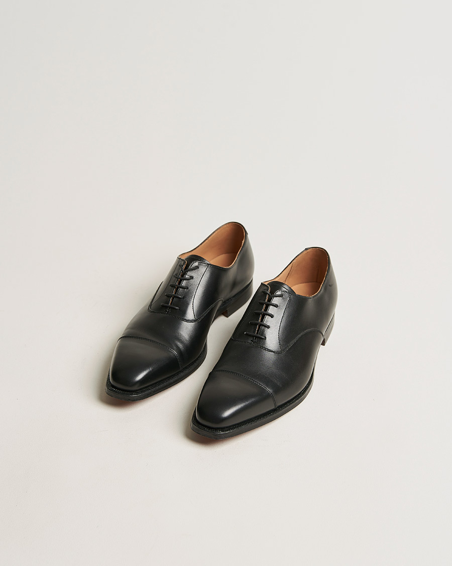 Men | Handmade Shoes | Crockett & Jones | Hallam Oxford Black Calf
