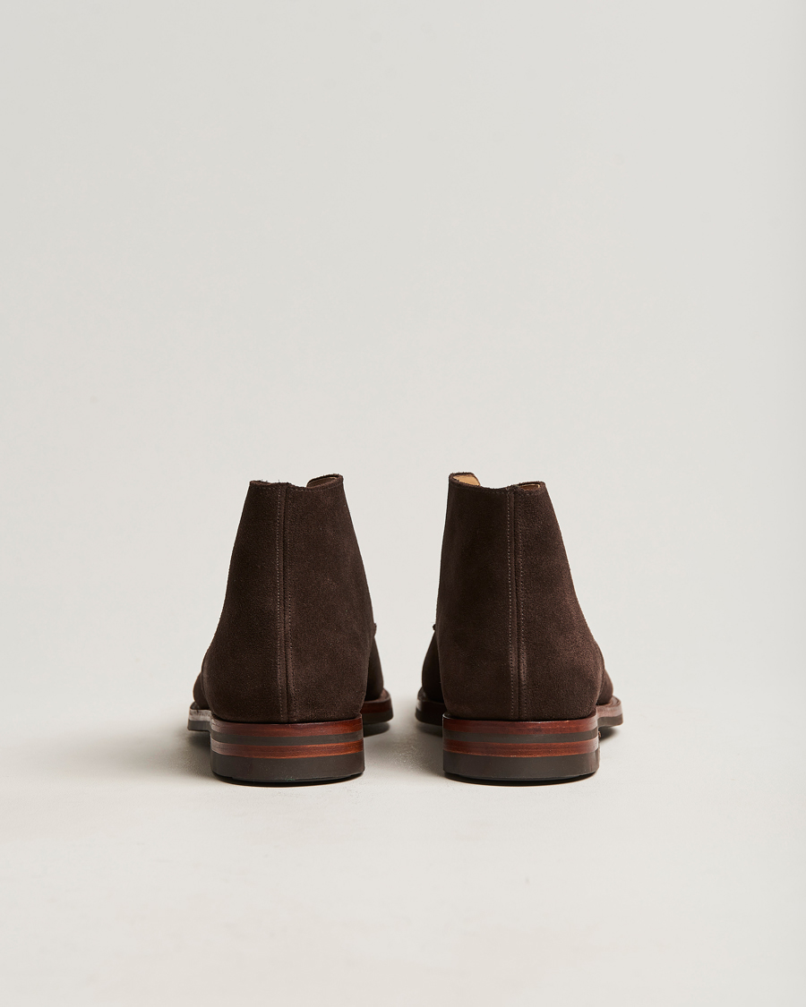 Men | Boots | Crockett & Jones | Tetbury Chukka Dark Brown Suede