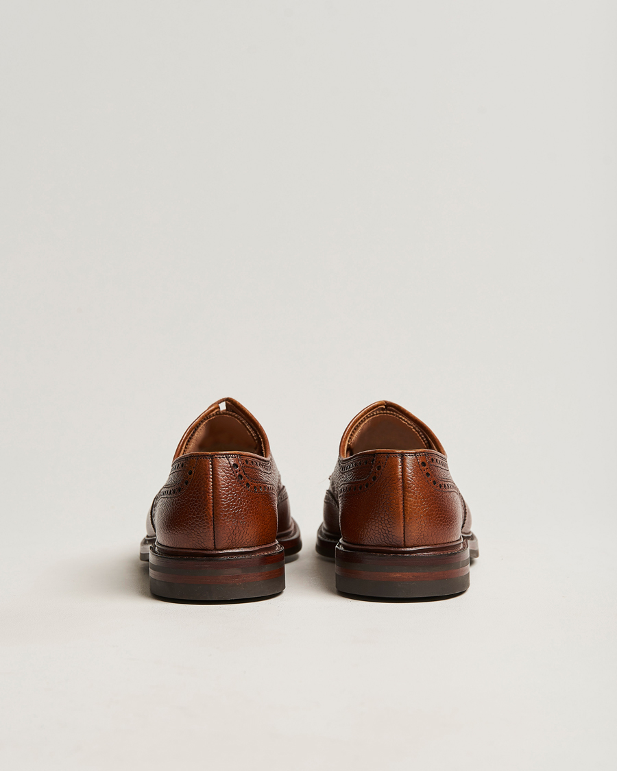 Men | Brogues | Crockett & Jones | Pembroke Derbys Tan Grained Calf