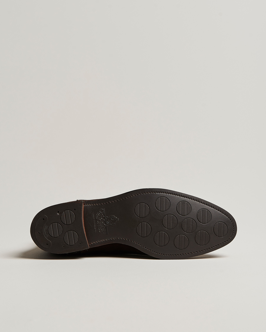 Men | Boots | Crockett & Jones | Chelsea 8 Boot Dark Brown Suede