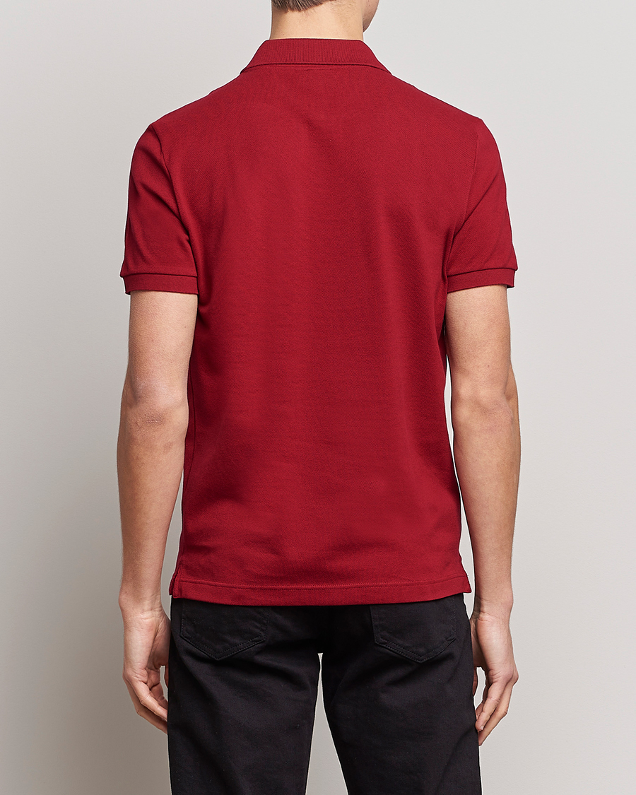 Men | Polo Shirts | Lacoste | Slim Fit Polo Piké Bordeaux