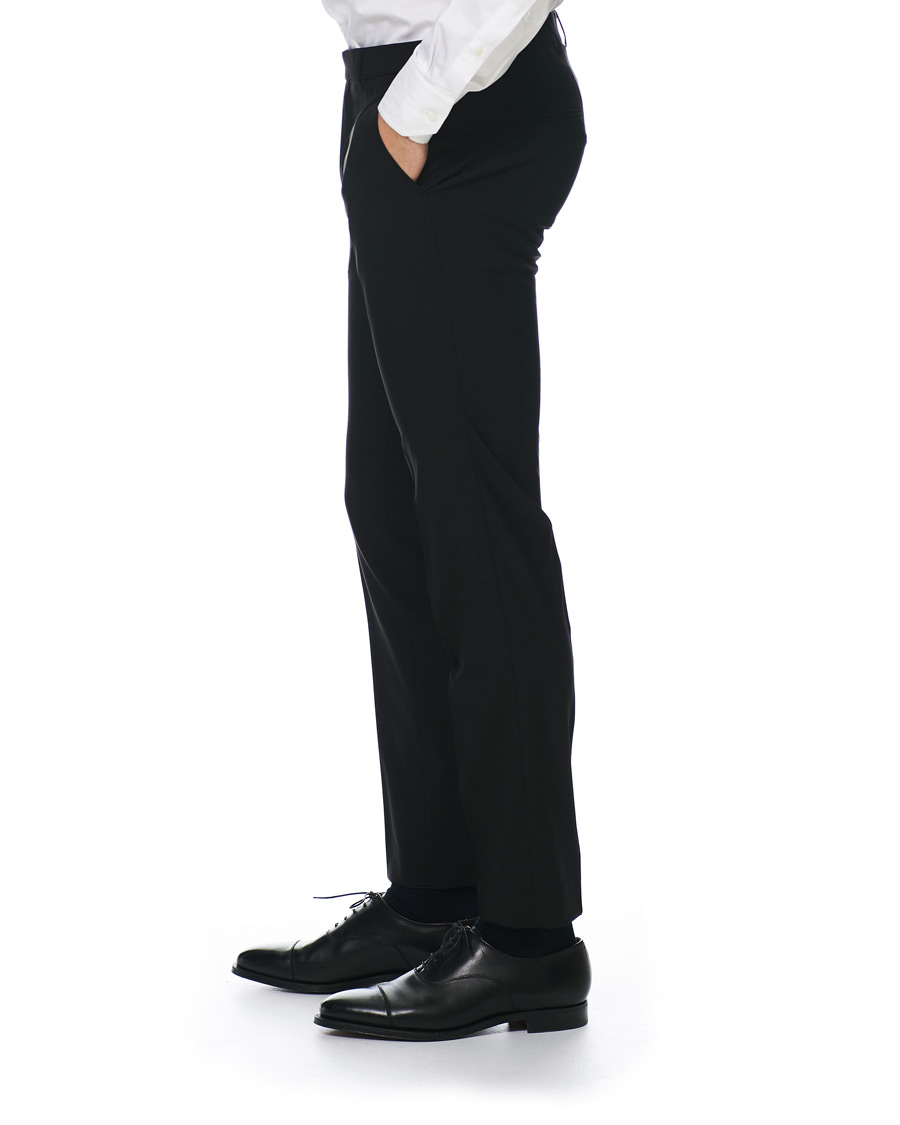Men | Trousers | Oscar Jacobson | Damien Trousers Super 120's Wool Black