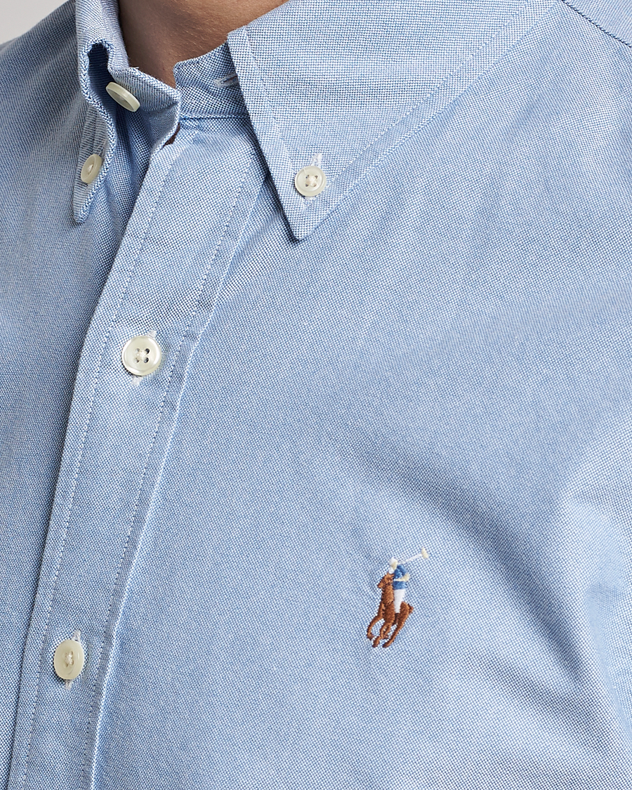 Men | Shirts | Polo Ralph Lauren | Custom Fit Oxford Shirt Blue