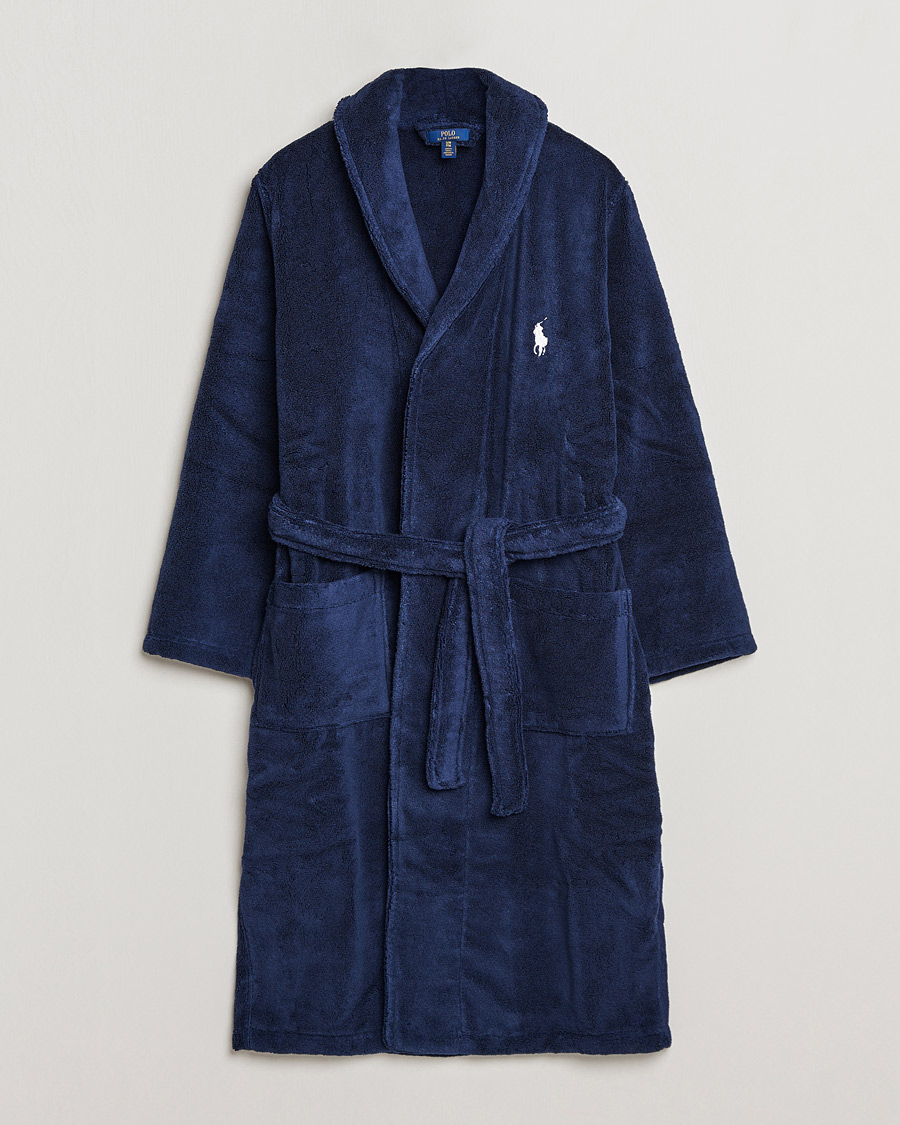 Men | Pyjamas & Robes | Polo Ralph Lauren | Shawl Robe Navy