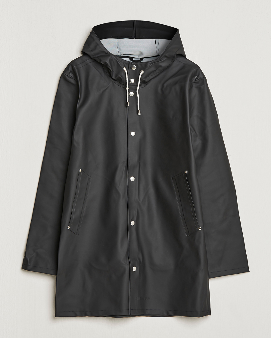 Men | Raincoats | Stutterheim | Stockholm Raincoat Black