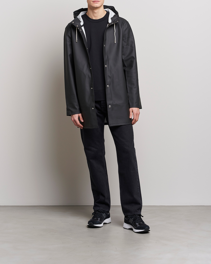 Men | Coats & Jackets | Stutterheim | Stockholm Raincoat Black