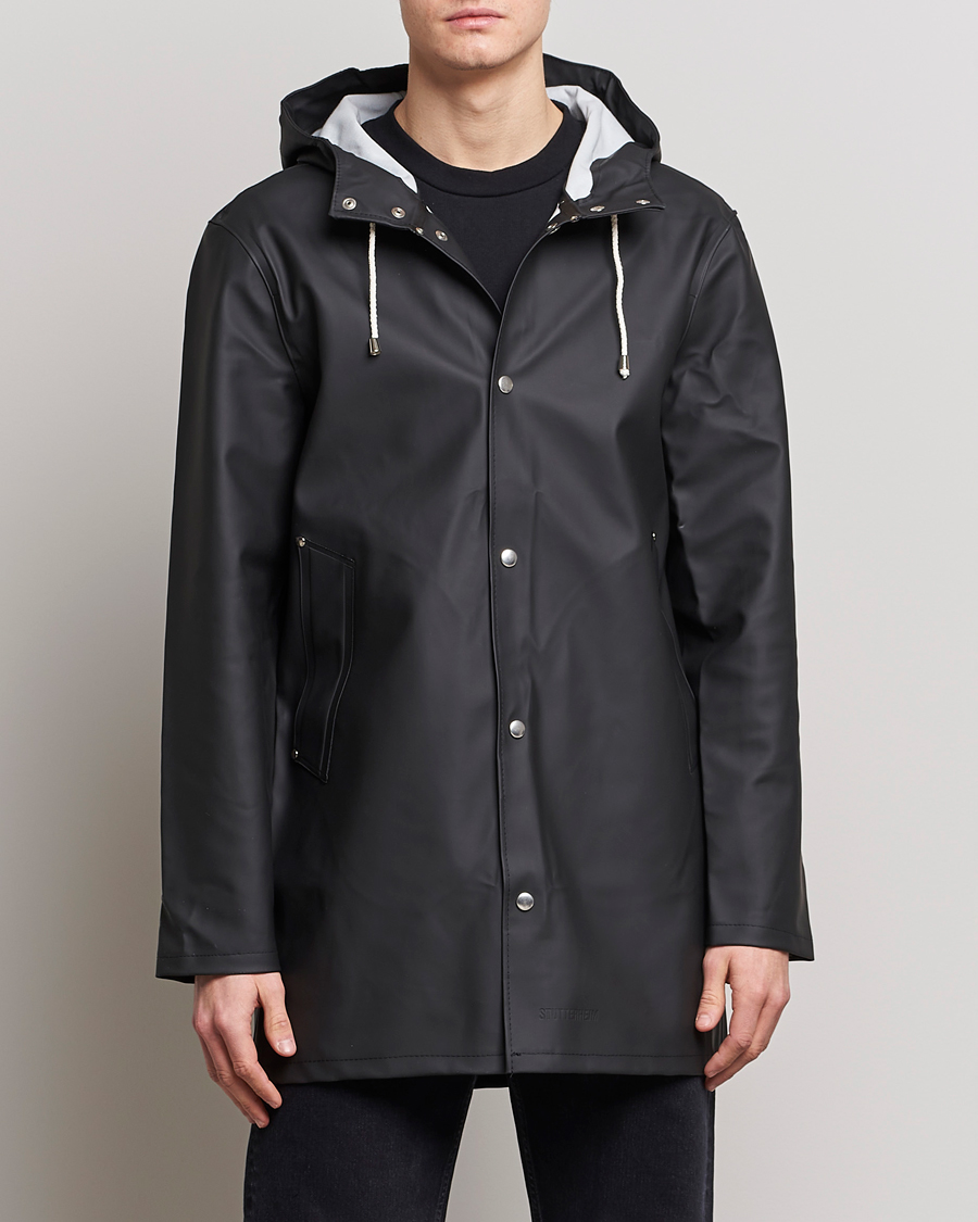 Men | Coats & Jackets | Stutterheim | Stockholm Raincoat Black