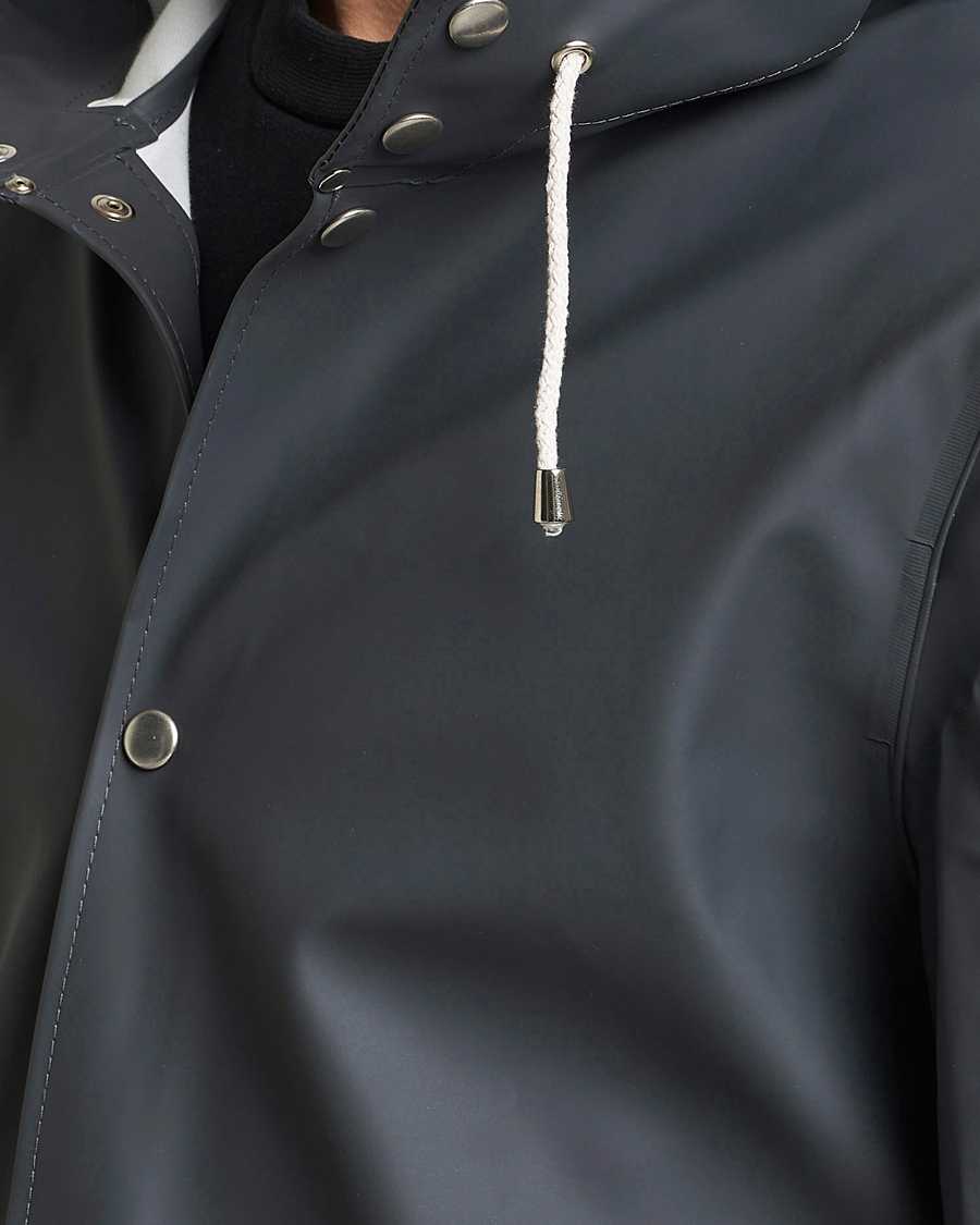 Men | Coats & Jackets | Stutterheim | Stockholm Raincoat Charcoal