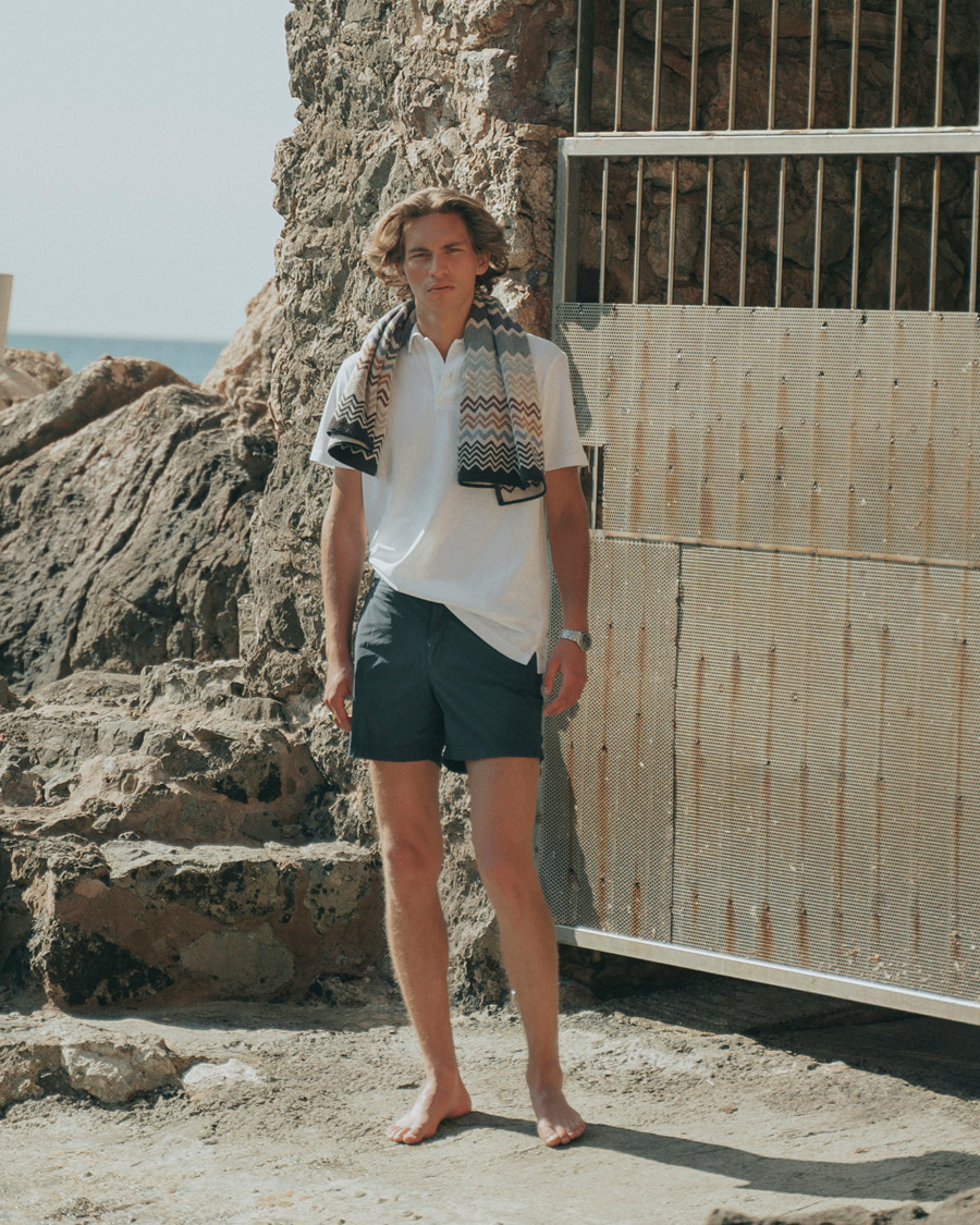 Men | Polo Shirts | Sunspel | Riviera Polo Shirt White