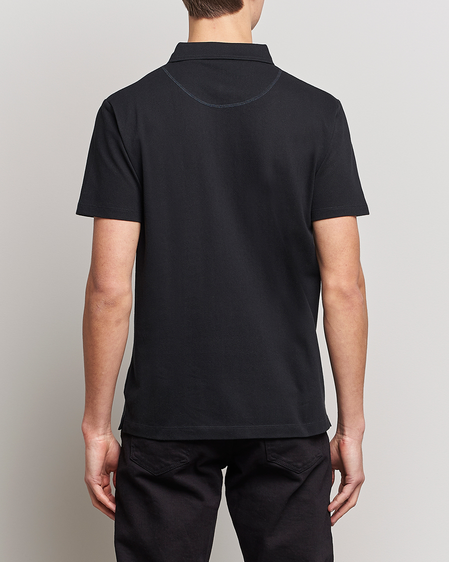 Men | Polo Shirts | Sunspel | Riviera Polo Shirt Black