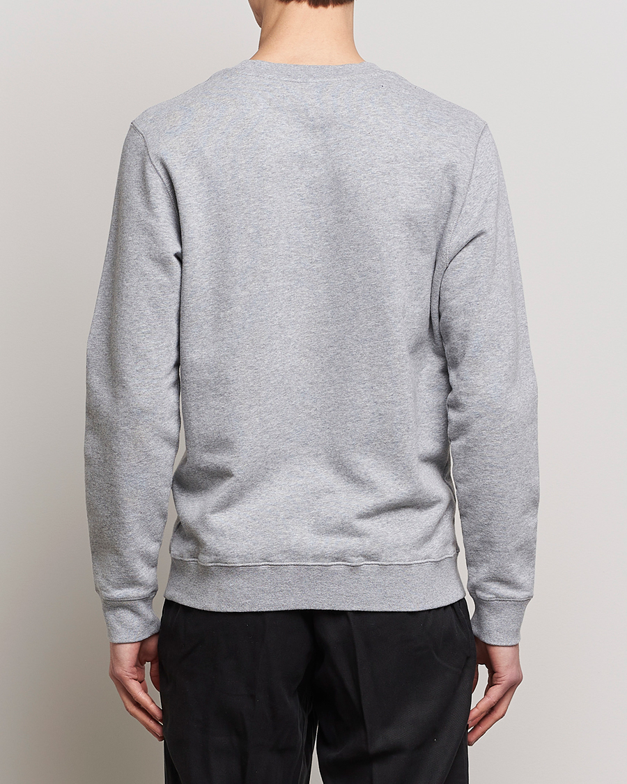 Men | Sweaters & Knitwear | Sunspel | Loopback Sweatshirt Grey Melange