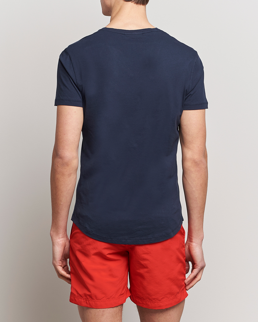 Men | T-Shirts | Orlebar Brown | OB V-Neck Tee Navy