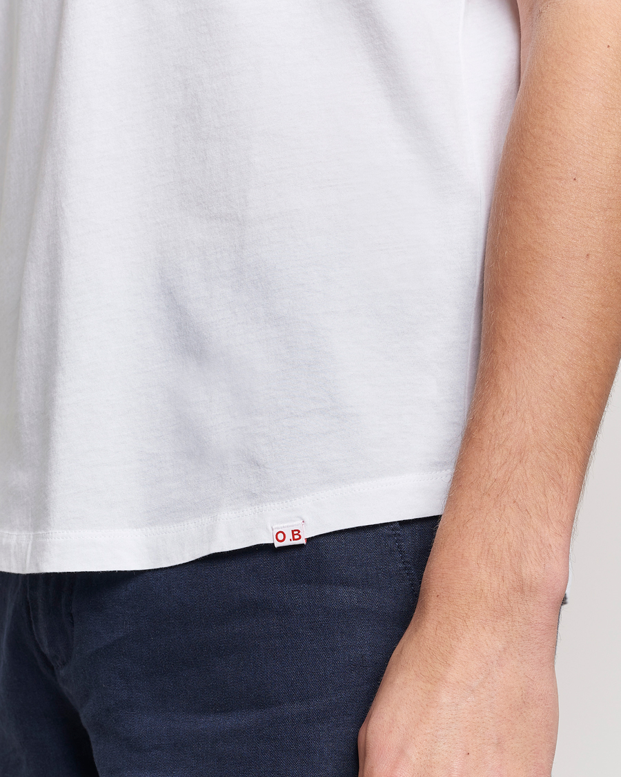 Men | T-Shirts | Orlebar Brown | OB V-Neck Tee White