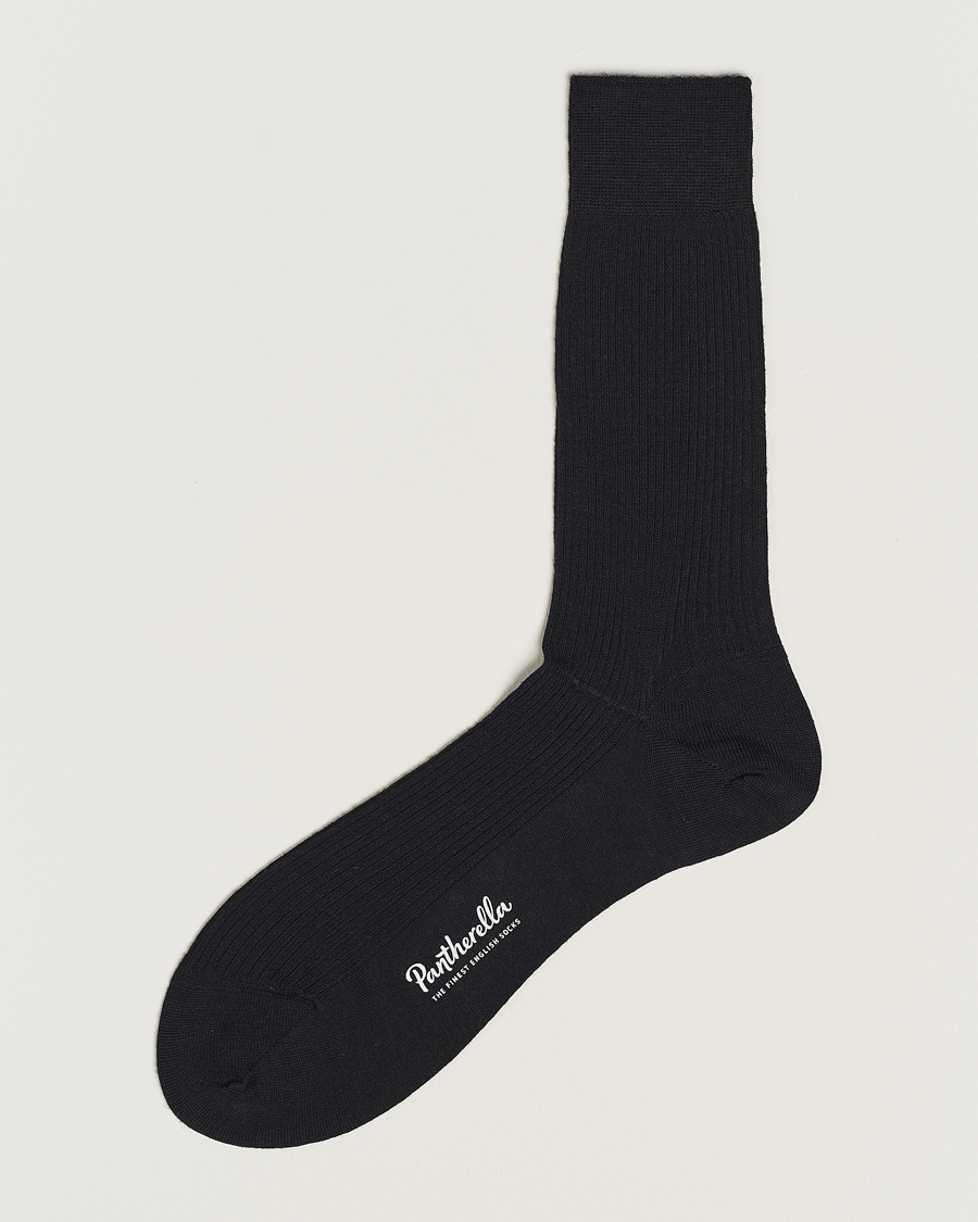 Men | Underwear & Socks | Pantherella | Naish Merino/Nylon Sock Black