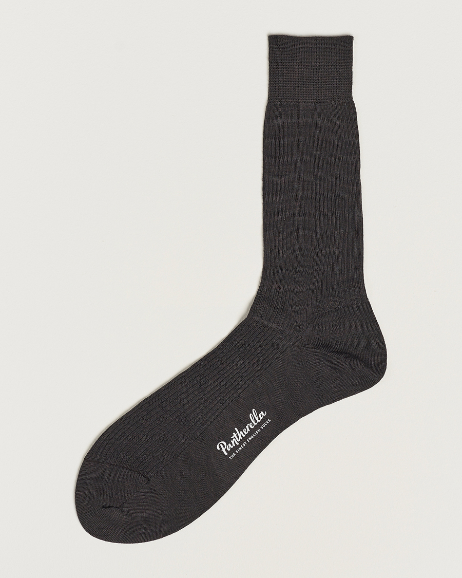 Men | Underwear & Socks | Pantherella | Naish Merino/Nylon Sock Chocolate