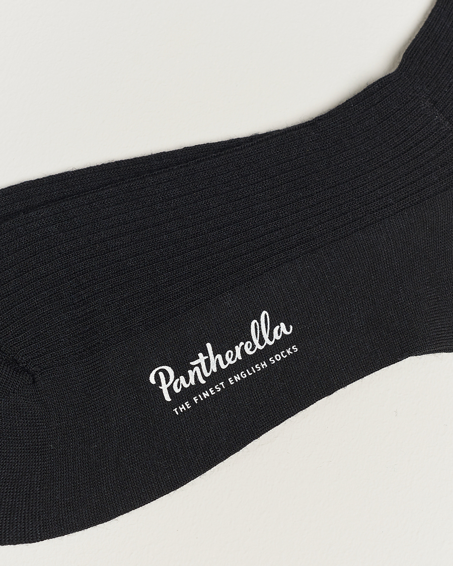 Men | Underwear & Socks | Pantherella | Naish Long Merino/Nylon Sock Black
