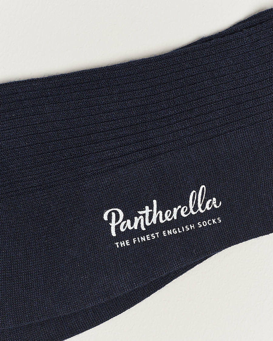 Men | Underwear & Socks | Pantherella | Naish Long Merino/Nylon Sock Navy