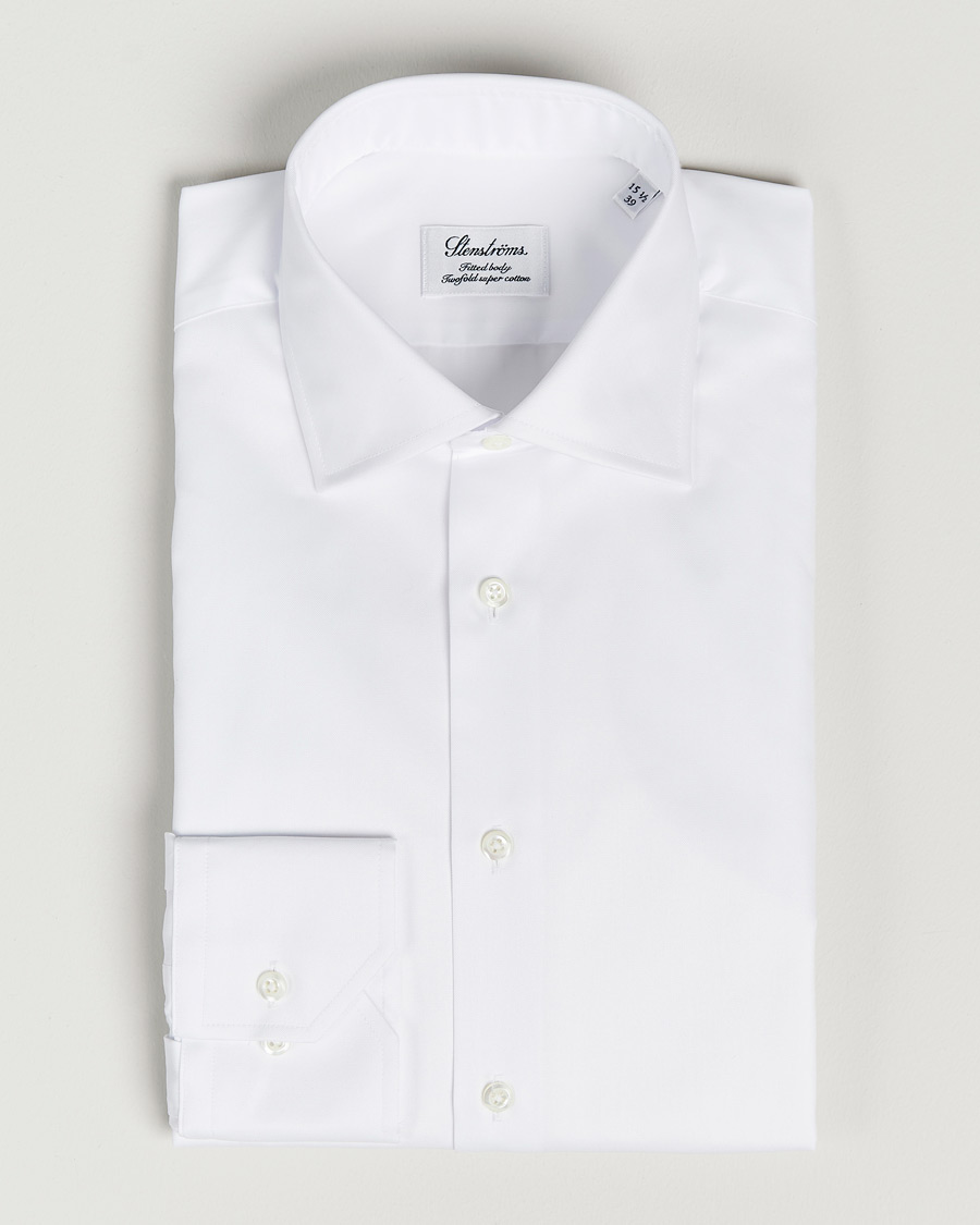Men |  | Stenströms | Fitted Body Shirt White