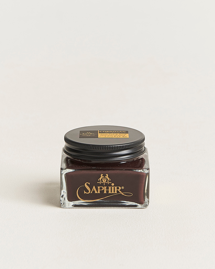 Men | Shoe Care | Saphir Medaille d'Or | Cordovan Creme 75 ml Dark Brown