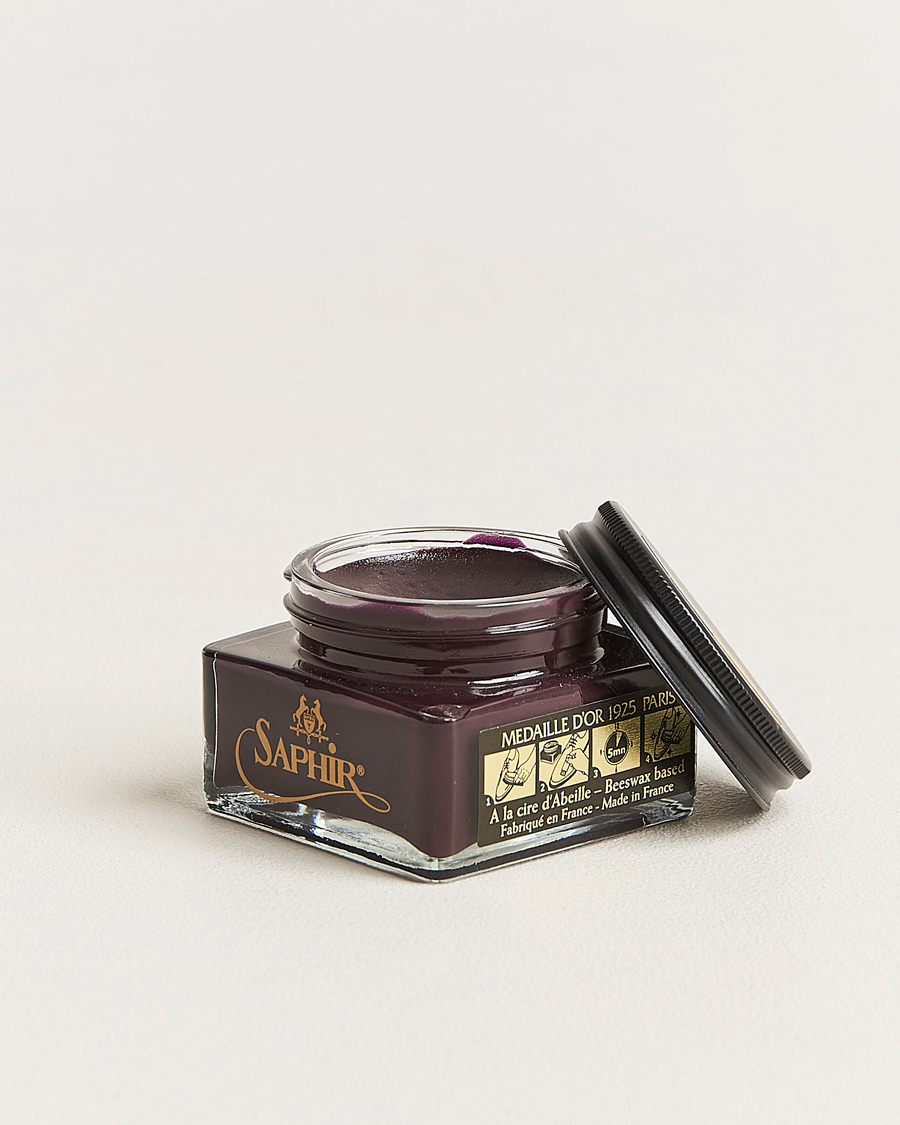Men | Shoe Care | Saphir Medaille d'Or | Creme Pommadier 1925 75 ml Burgundy