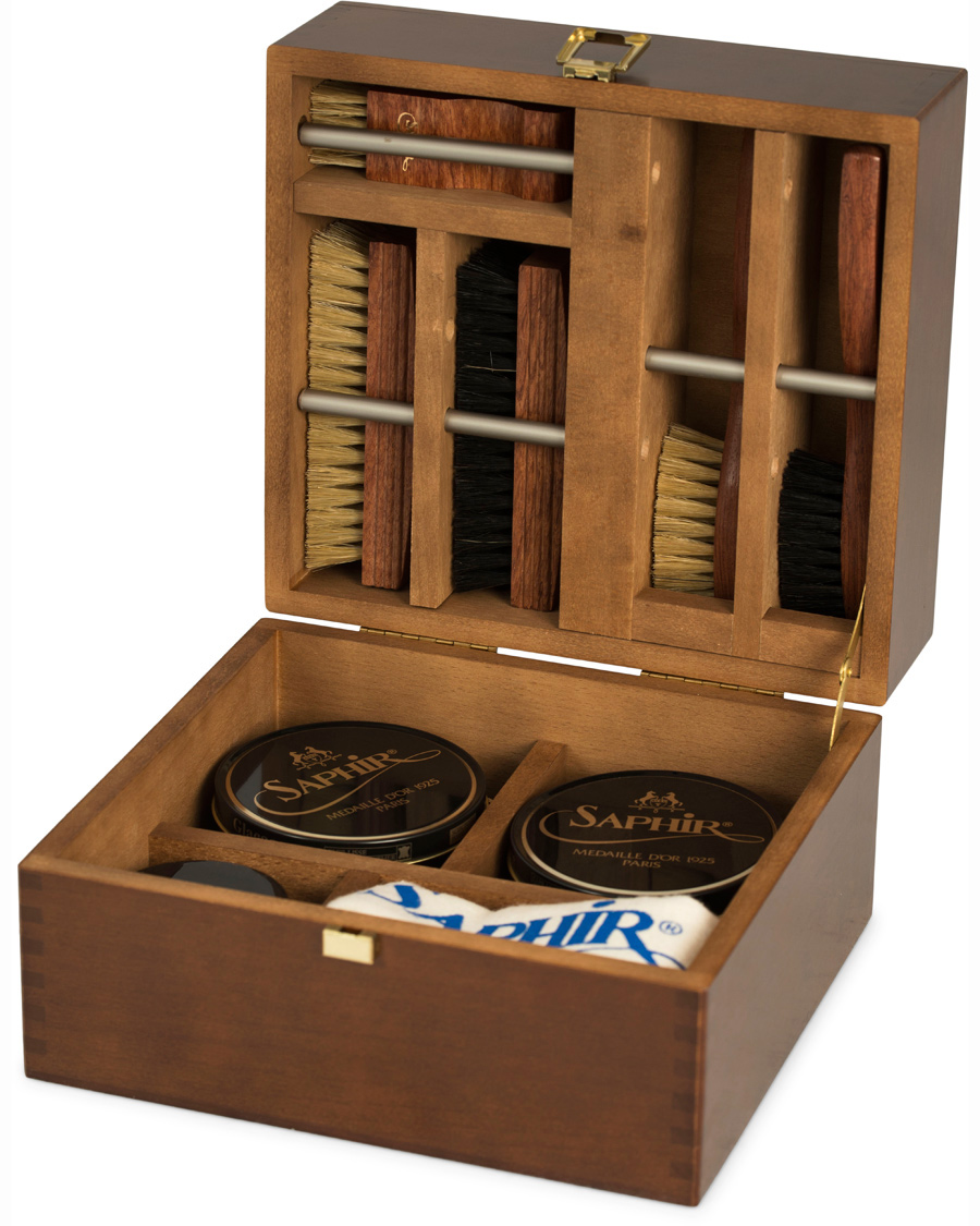 Men | Saphir Medaille d'Or Shoemakers Shoe Polish Box Wood | Saphir Medaille d'Or | Shoemakers Shoe Polish Box Wood
