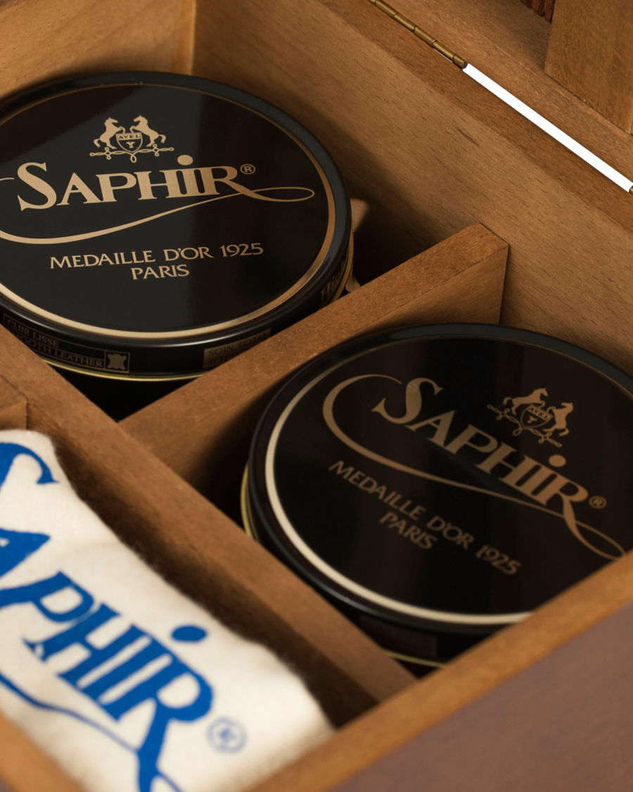 Men | Saphir Medaille d'Or Shoemakers Shoe Polish Box Wood | Saphir Medaille d'Or | Shoemakers Shoe Polish Box Wood