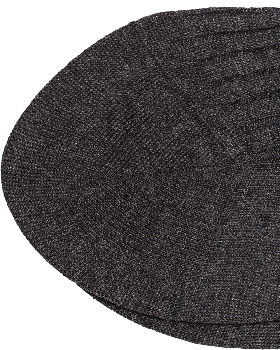 Men | Underwear & Socks | Pantherella | Vale Cotton Socks Dark Grey