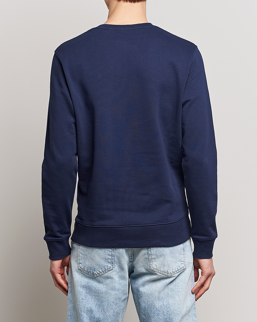 Men | Sweaters & Knitwear | Lyle & Scott | Organic Cotton Crew Neck Navy