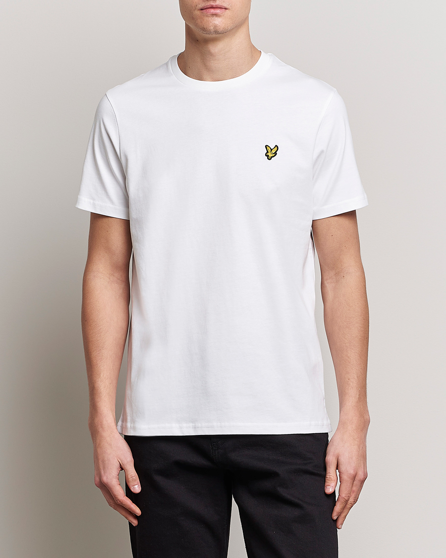 Men | White t-shirts | Lyle & Scott | Cotton Crew Neck T-Shirt White