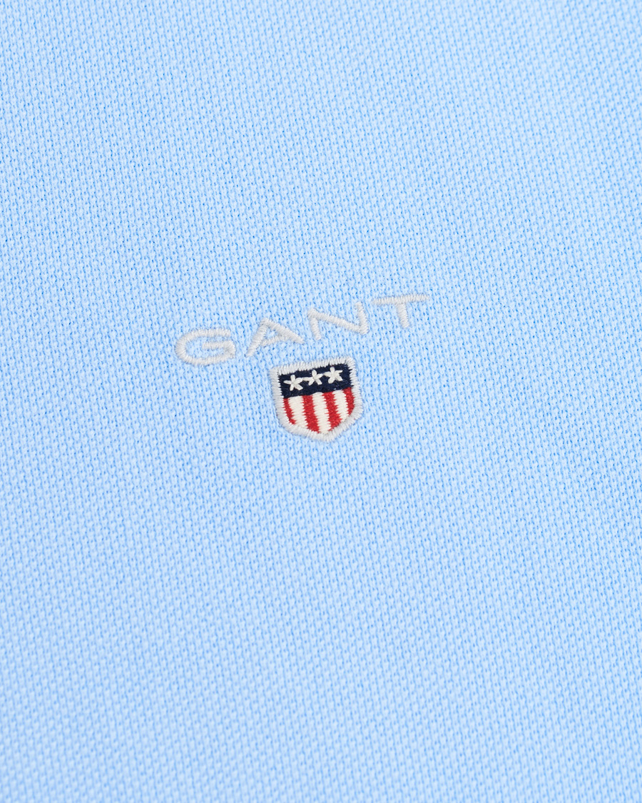 Men | Polo Shirts | GANT | The Original Polo Capri Blue