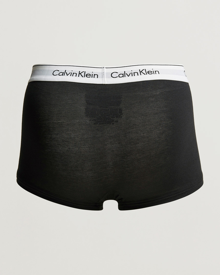Men | Calvin Klein | Calvin Klein | Modern Cotton Stretch Trunk 2-Pack Black