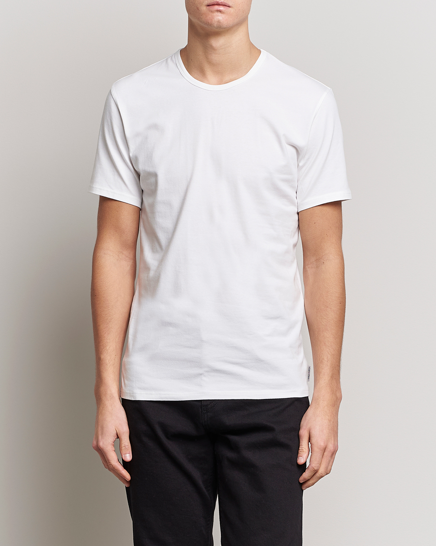 Men | T-Shirts | Calvin Klein | Cotton Crew Neck Tee 2- Pack White