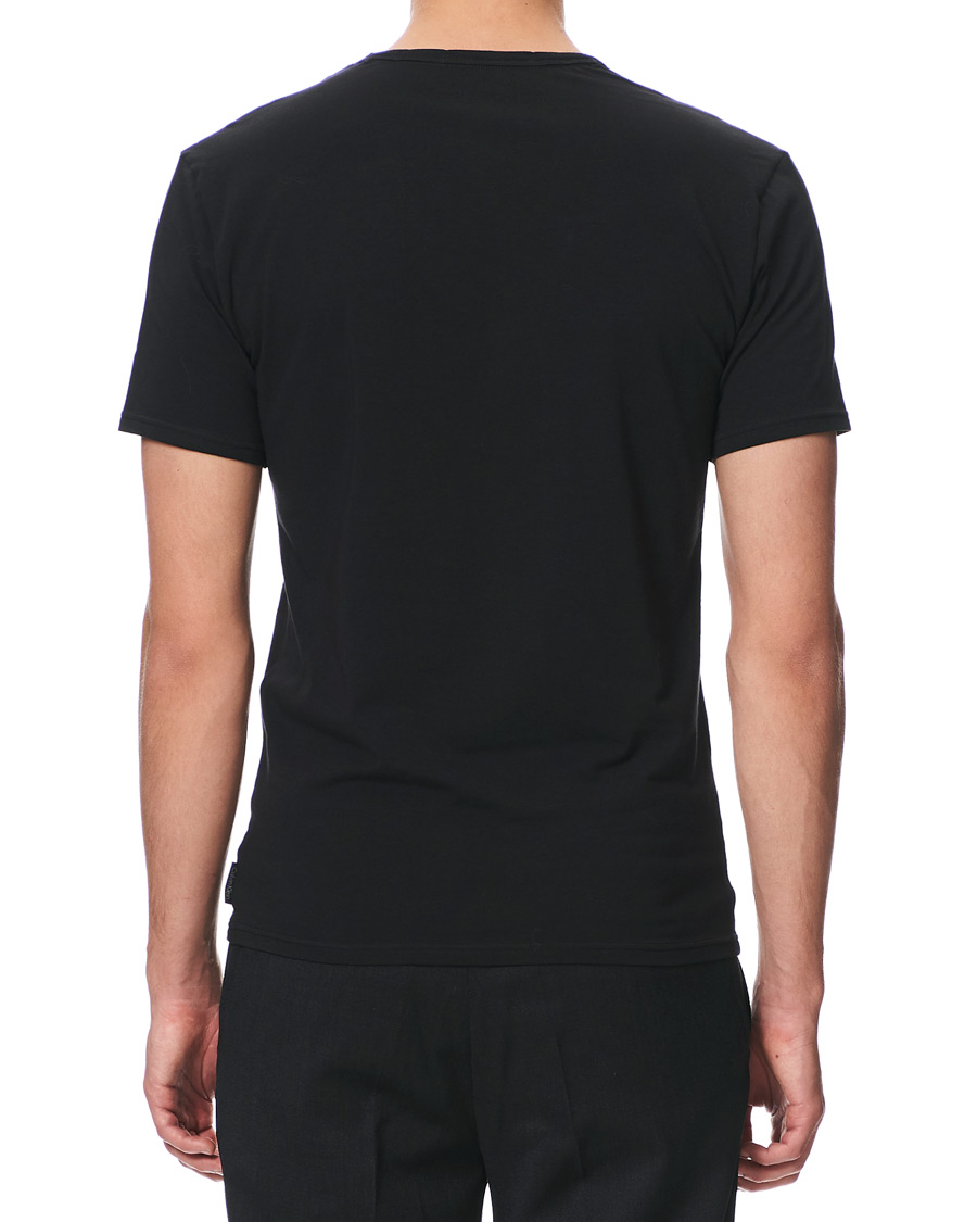 Men | T-Shirts | Calvin Klein | Cotton V-Neck Tee 2-Pack Black