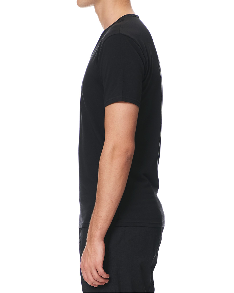 Men | T-Shirts | Calvin Klein | Cotton V-Neck Tee 2-Pack Black